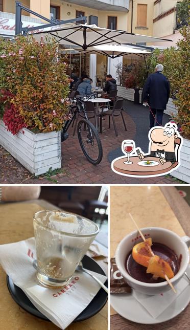 Questa è la immagine che mostra la cibo e esterno di La Casa del Caffè Carraro