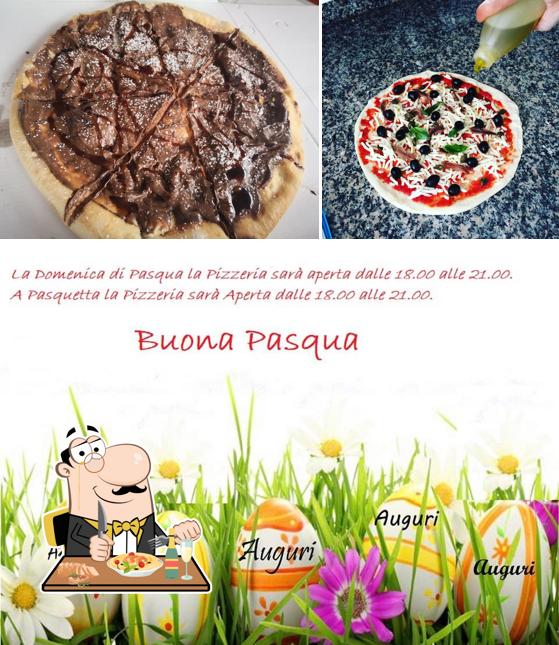 Platti al L'artigiano della pizza