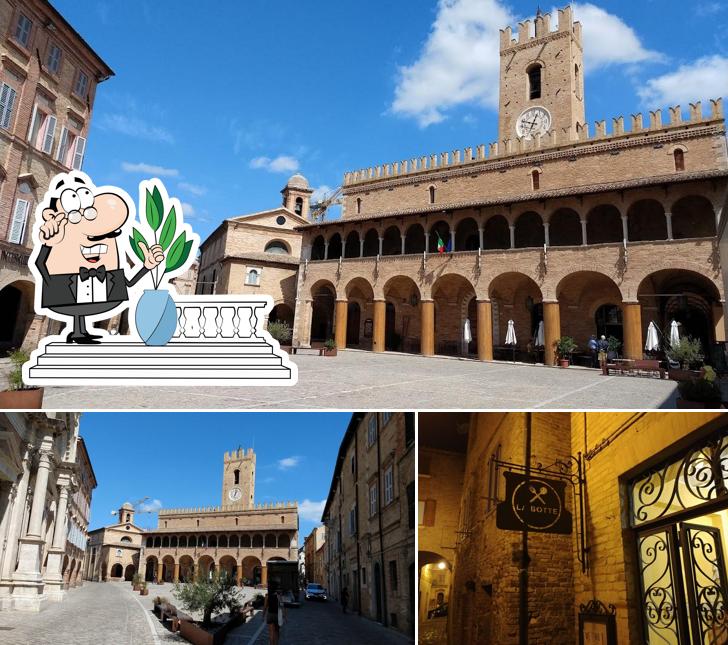 Goditi la vista dagli esterni di La Botte