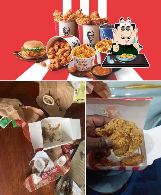Check out the image displaying food and beverage at KFC