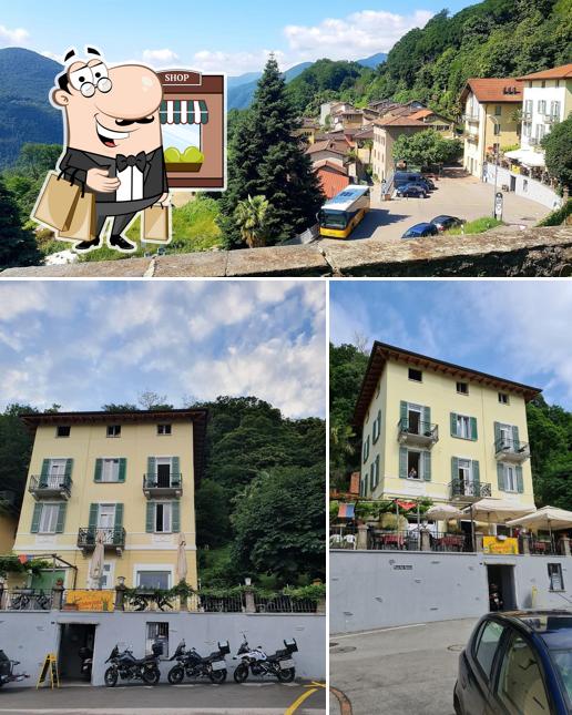 Curiosa tra gli esterni di Pensione Agra