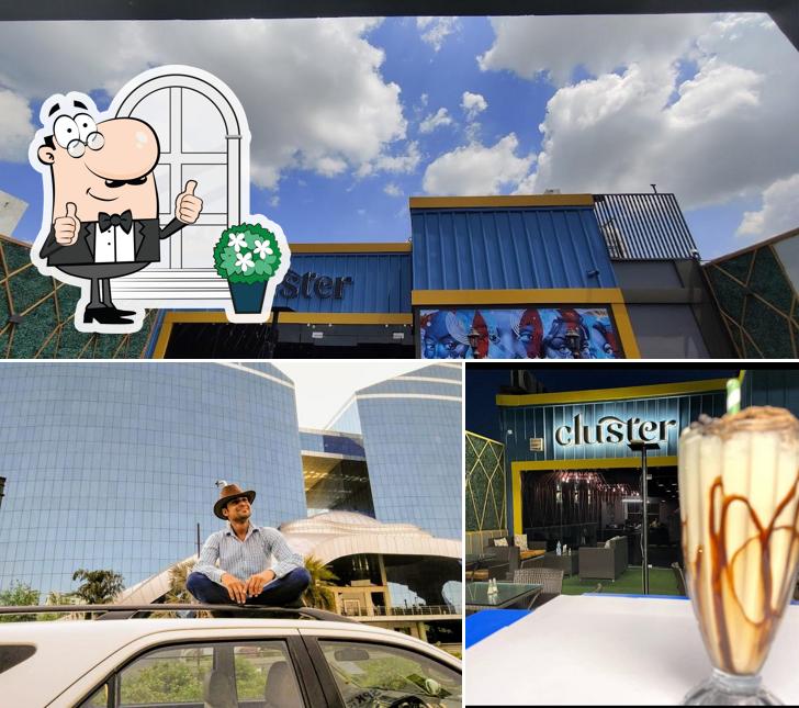 Check out how Cluster Cafe & Lounge looks outside