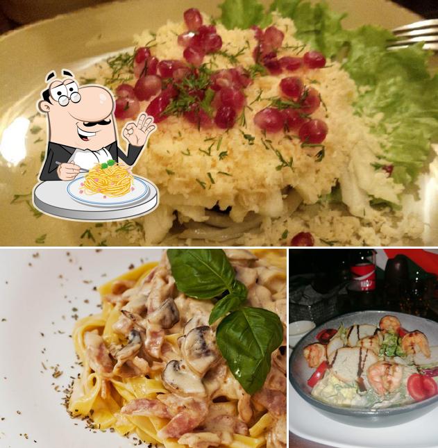 Spaghetti carbonara at Dublin