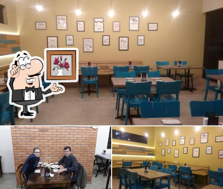 O interior do Frei pastelaria - Teutônia