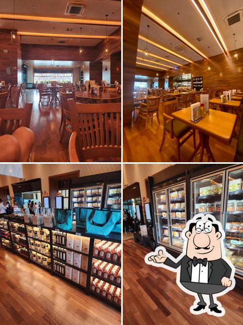O interior do Madero Steak House Del Rey