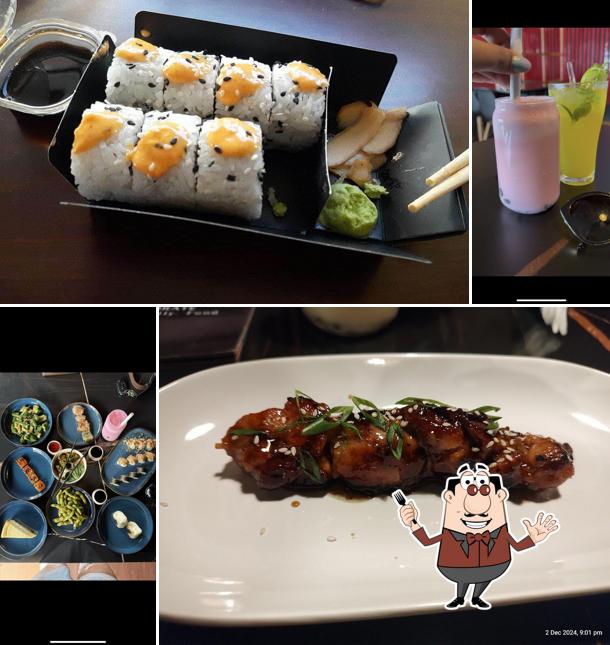 Food at Saiko Sushi House