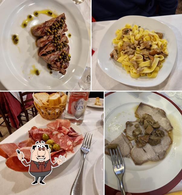 Platti al Trattoria Mazzoni