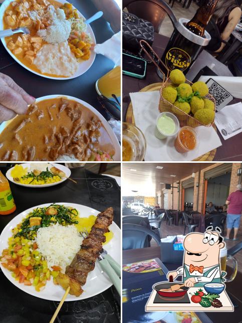 Curry de frango em Gigga Bar e Restaurante