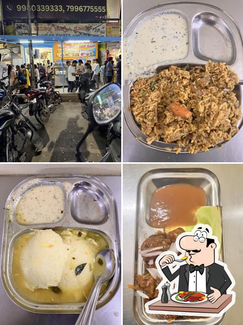 Food at Amulya Chats and Tiffin Center