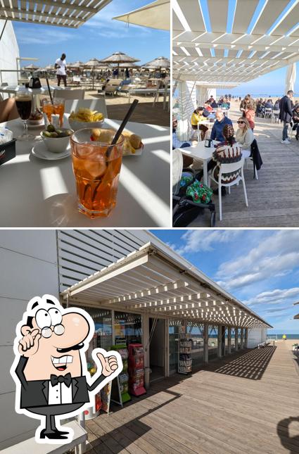 Gli interni di Panta rei Beach