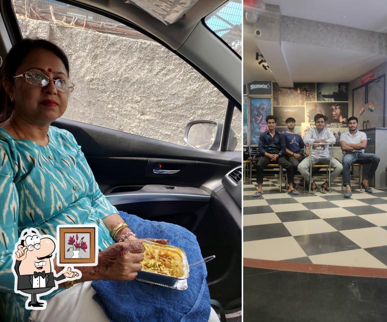 The interior of Ravi Kashyap Kadi Chawal Chole Chawal