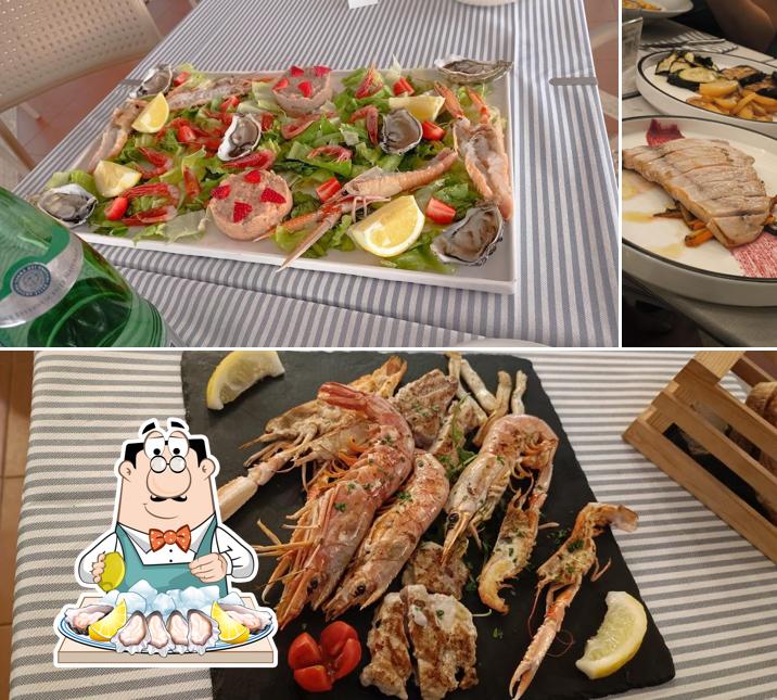 Ostriche al Stabilimento Balneare Ristorante La Caletta Beach Club Ostia