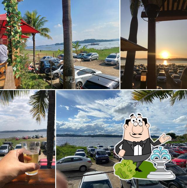 Você pode espairecer no na área externa do Bar São Paulo