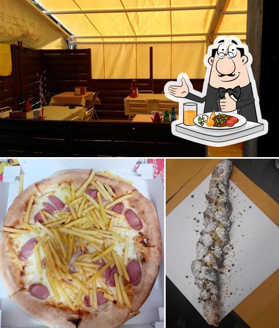 Pizza casa si caratterizza per la cibo e bevanda