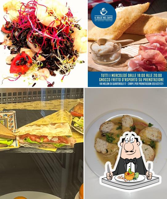 Cibo al IL DOLCE NEL CAFFÈ - Colazioni/Pranzi/Aperitivi/Gnocco fritto e tigelle fatte a mano