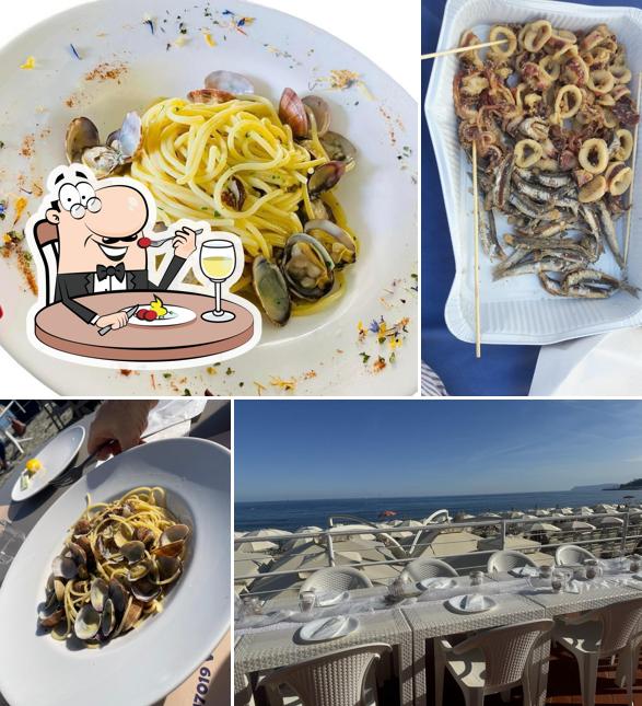 Cibo al Bagni Mafalda Royal Varazze - Spiaggia e Ristorante