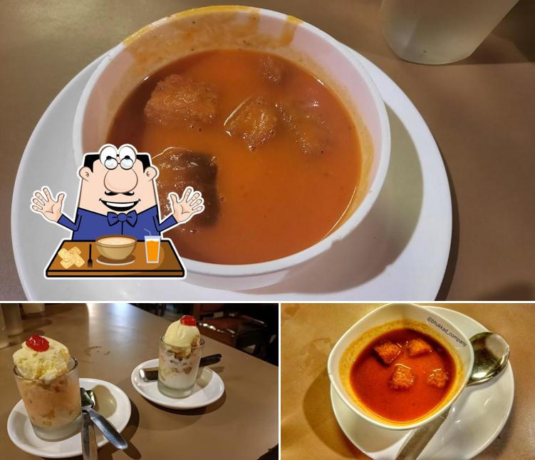 Food at Woodlands Restaurant