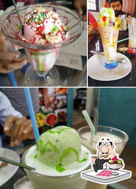 Ice Berg Coffee Lounge provides a number of desserts