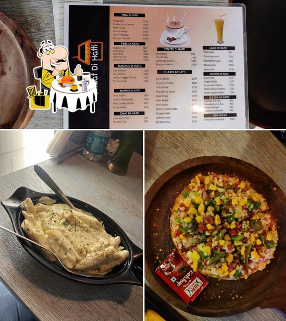 The photo of food and interior at Chaat Di Hatti Cafe - Ponda