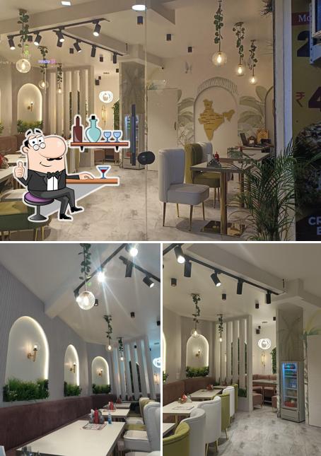 The interior of Food Mohalla Baramati