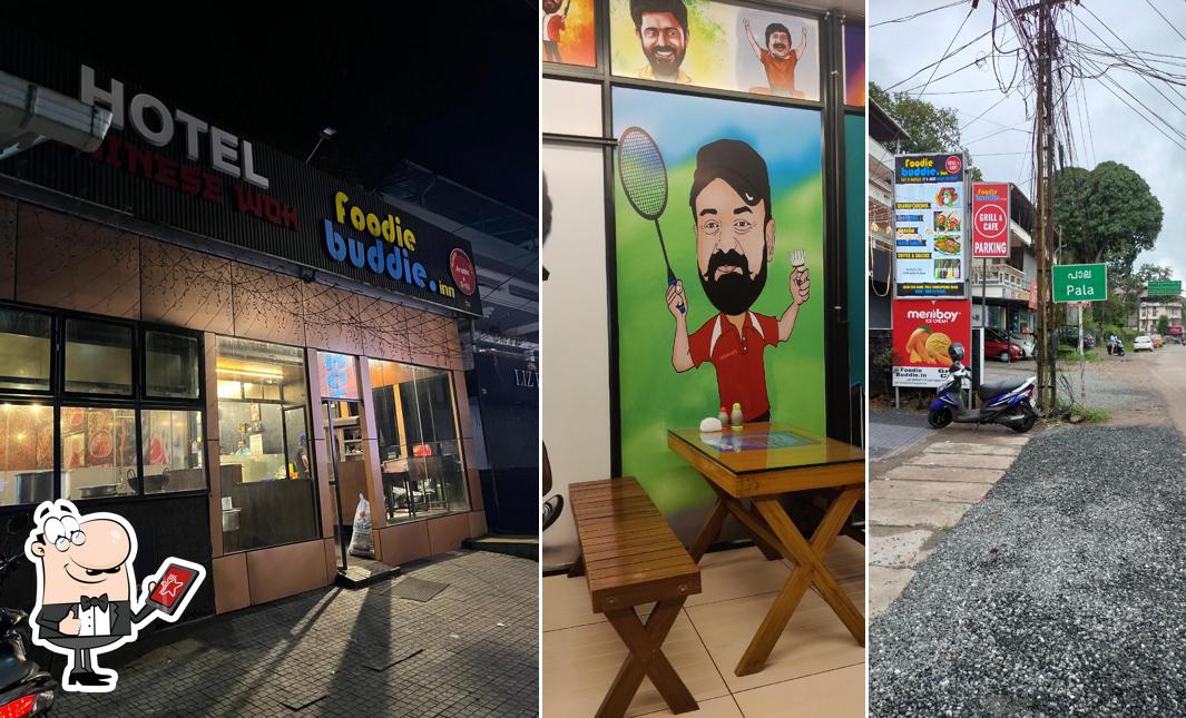 The exterior of Foodie buddie.inn