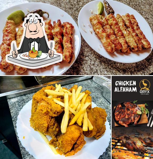 Food at ORYX CAFE & GRILL