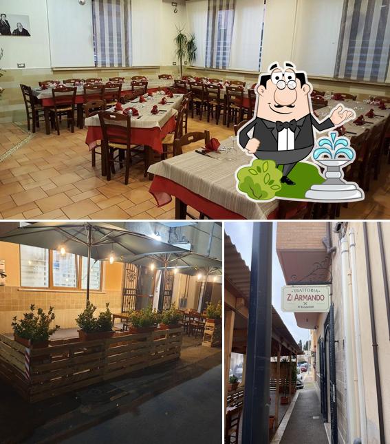 La immagine di esterno e interni da Trattoria Zi Armando