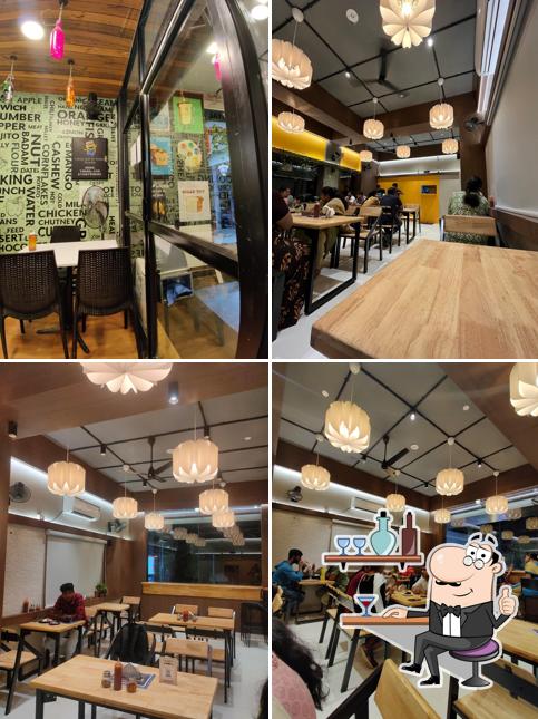 Check out how The Sandwich Club Sandwiches, Burgers, Momos, Wraps, Brownies, Pasta and Pizza looks inside