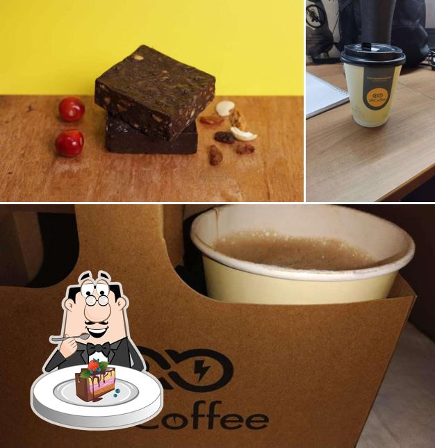 Chocolate cake at abcoffee