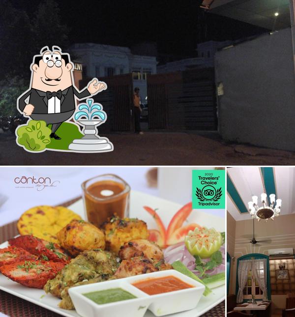 Enjoy the view at the outside area of Canton Royale Restaurant