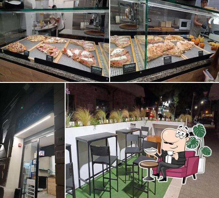 Gli interni di Pizzeria Il Sogno