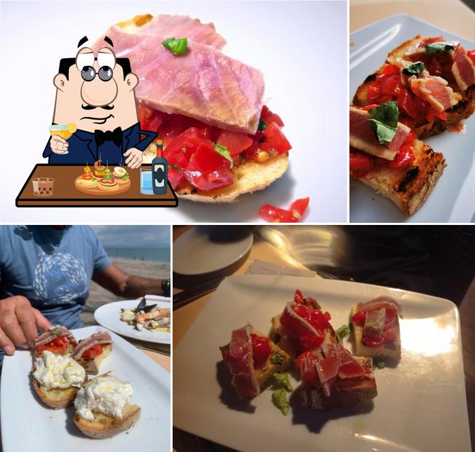 Bruschette al Acqua Marina Ristorante sul mare