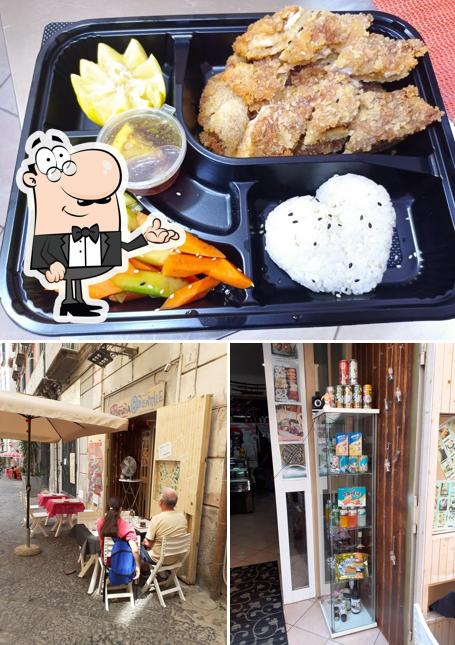 g&g trattoria orientale si caratterizza per la interni e cibo