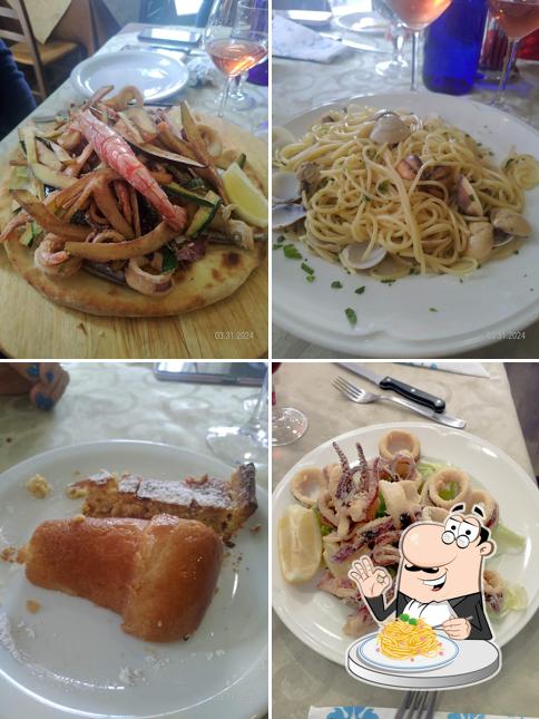 Spaghetti alla carbonara al "Stella Marina" Ristorante Pizzeria
