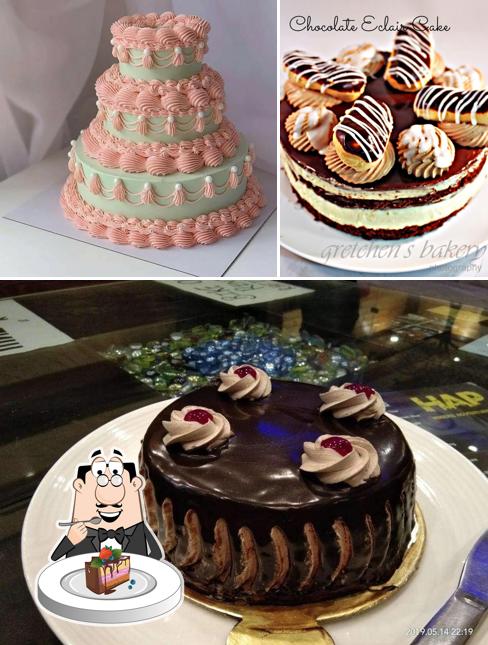 Chocolate cake at Bake Basket Bakery