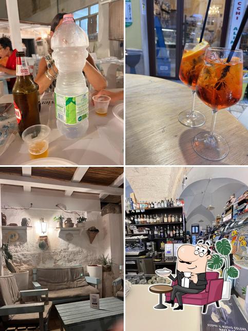 La foto di interni e bevanda da Bar Riviera