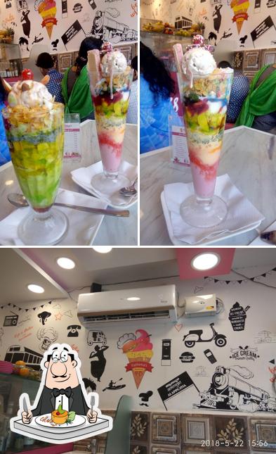 The restaurant's food and beverage