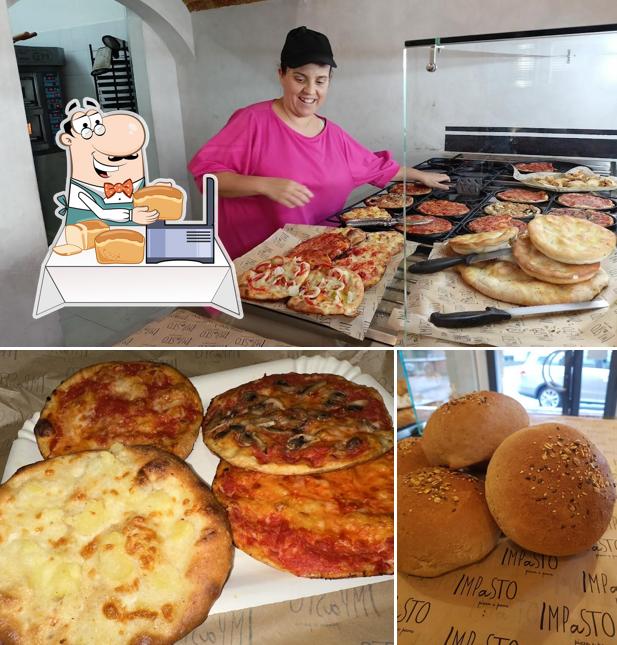Pane all'aglio al Impasto pizza e pane
