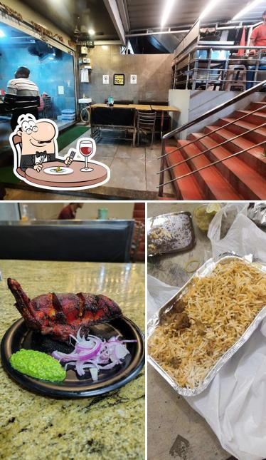 This is the picture depicting food and interior at Sholo Ana Bangaliana