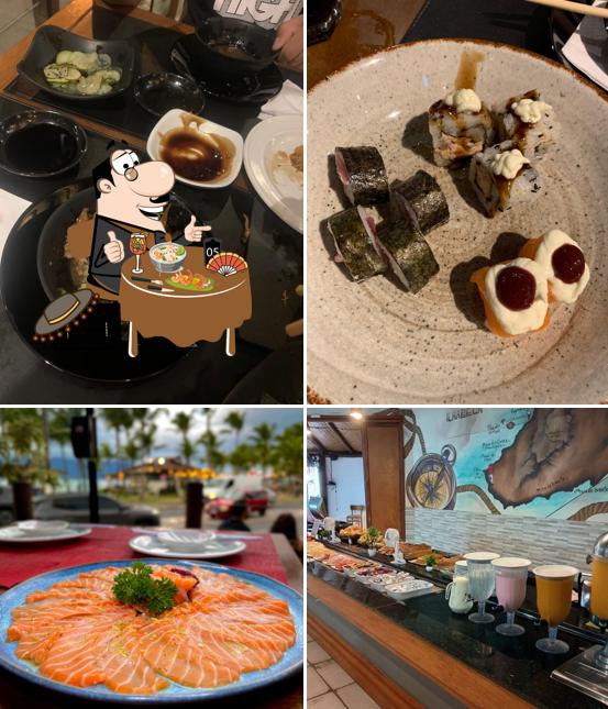 Platos en Saiko Zushi- Restaurante Japonês