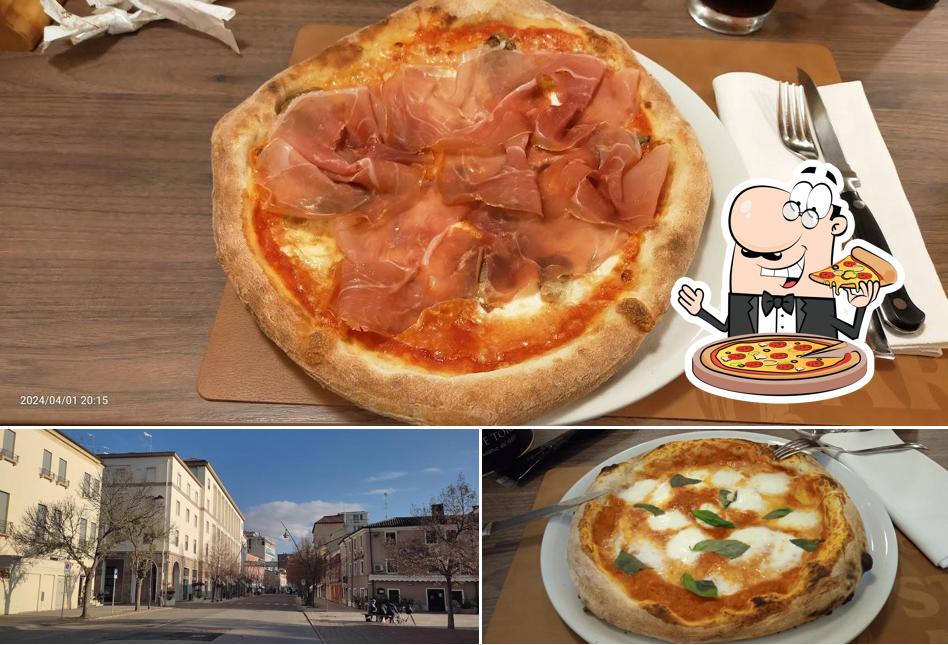 Scegli tra le svariate varianti di pizza