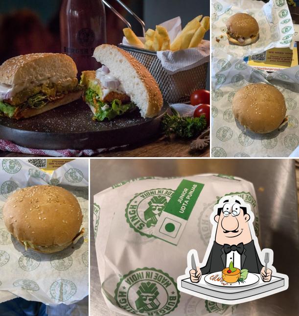 Food at Burger Singh