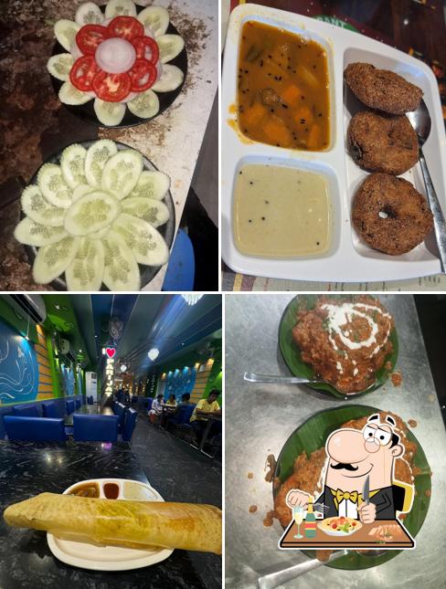 Food at New Parijat Restaurant