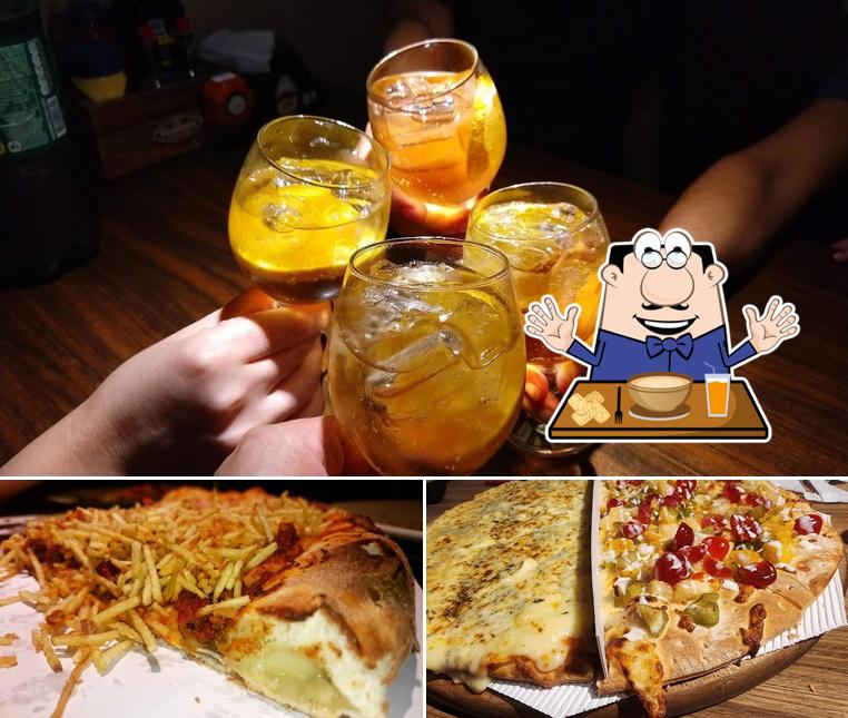 Comida em Justino Pizza Bar