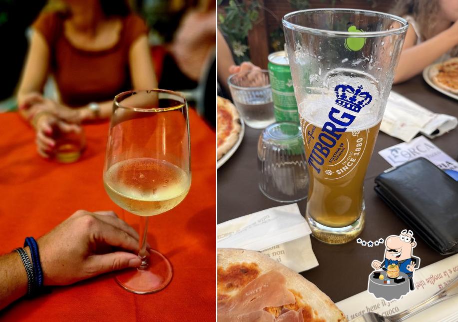 Platti al Pizzeria L’Orca