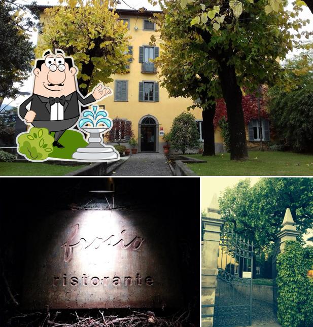 Goditi la vista dagli esterni di Frosio Haute cuisine
