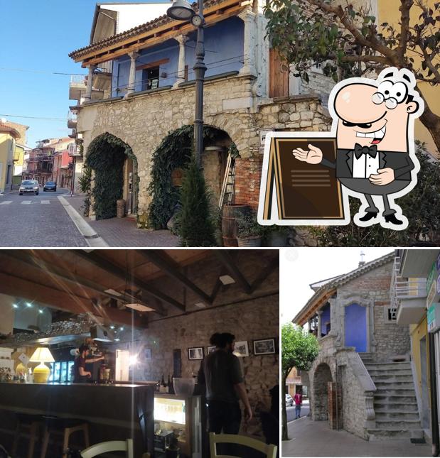 Vineria La Posta si caratterizza per la esterno e bancone da bar