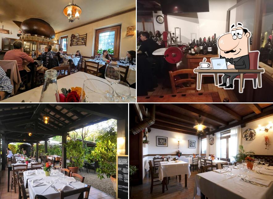 Dai un'occhiata agli interni di Trattoria da Rochet