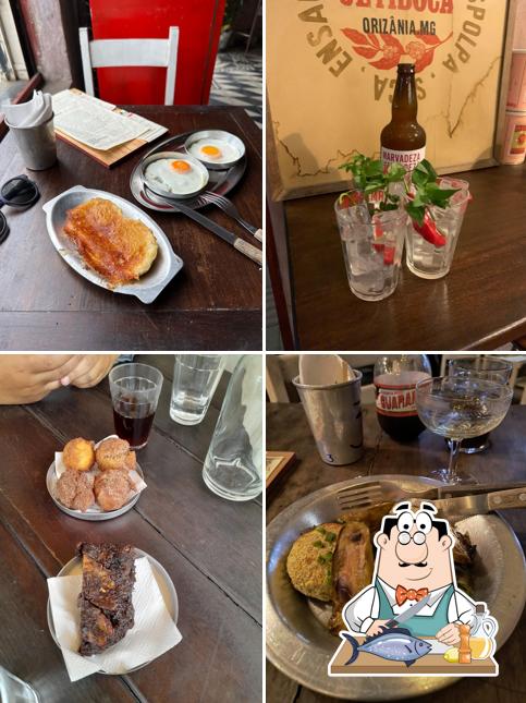 Salmão grelhado em Casa Alvorada
