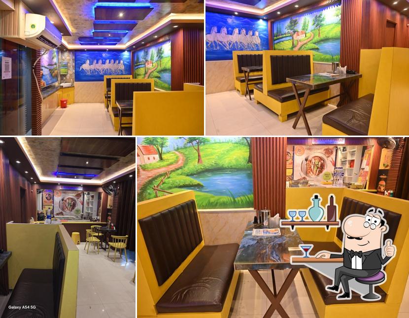 The interior of Spicy kitchen-family Restaurant in gopalganj